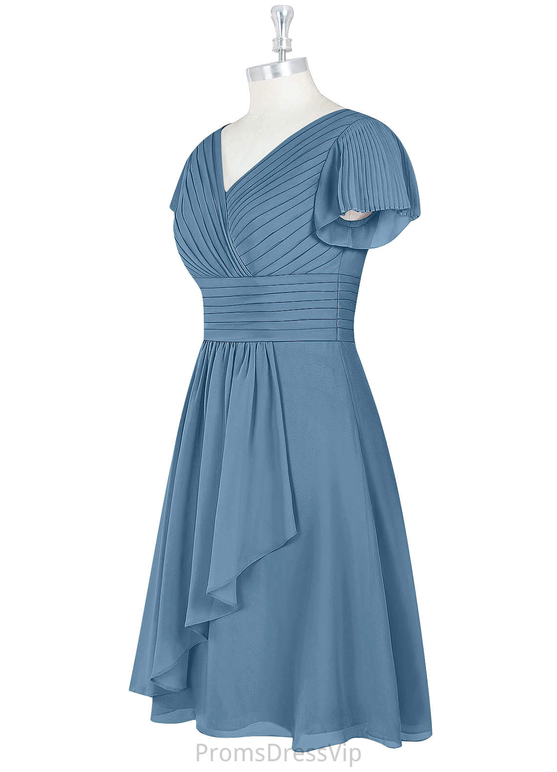 Uerica Floor Length V-Neck Sleeveless Empire Waist A-Line/Princess Bridesmaid Dresses