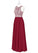 Angelica Sleeveless Floor Length Natural Waist Spaghetti Staps Bridesmaid Dresses