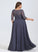 Kailee Prom Dresses Neck With Sequins Floor-Length Scoop A-Line Chiffon