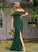 Silhouette Length SplitFront Neckline Fabric Trumpet/Mermaid Embellishment Floor-Length One-Shoulder Destiney Sleeveless Floor Length Bridesmaid Dresses